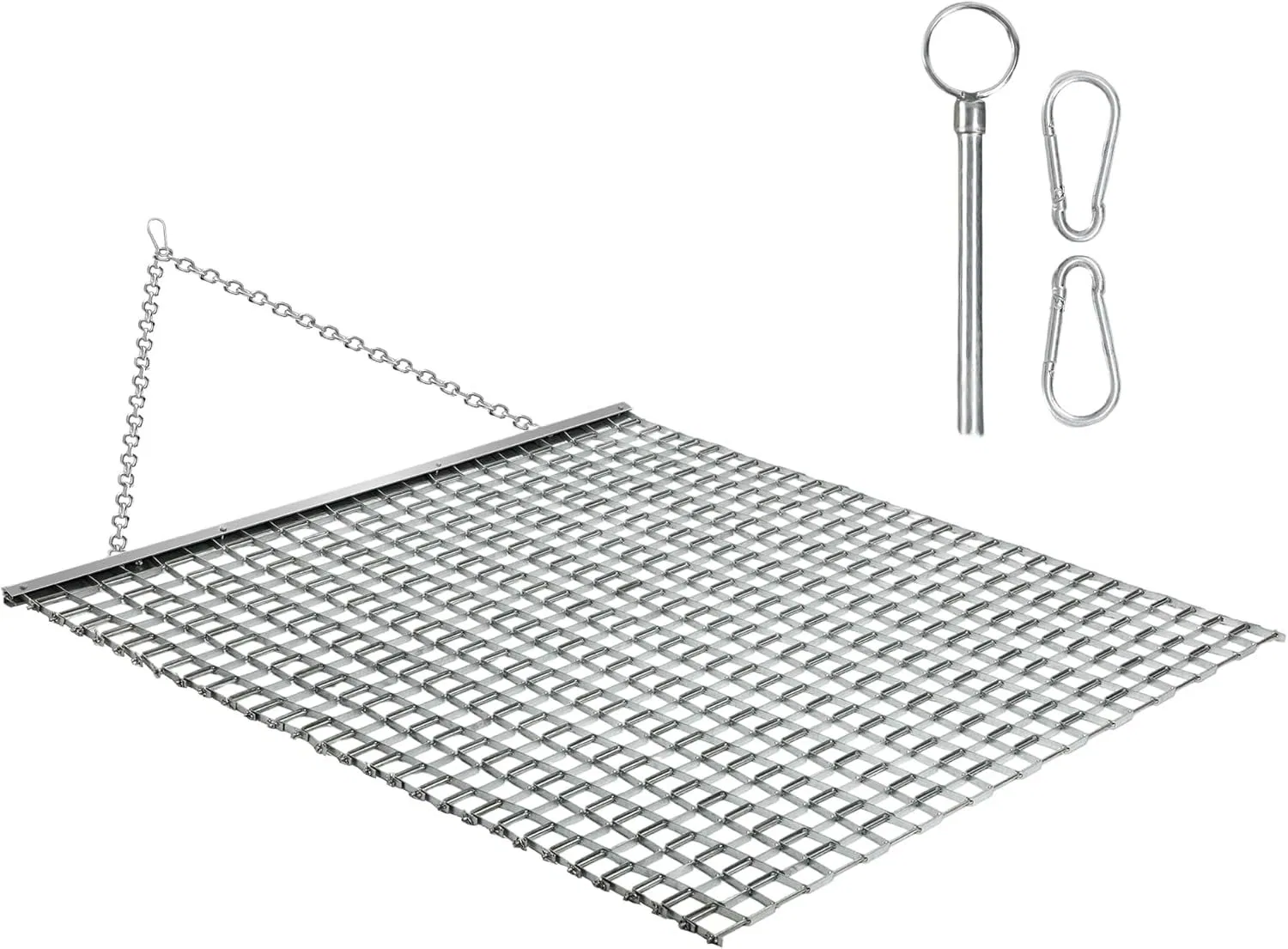 6ftx6FT Steel Drag Mat for Football Pitch Grass Lawn Rake