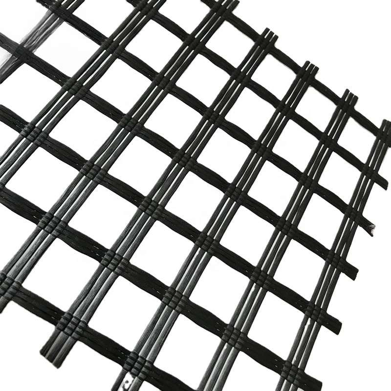 Heat-Resistant Fiber Geogrid - Can Withstand High Temperatures, Used in Industrial Areas.