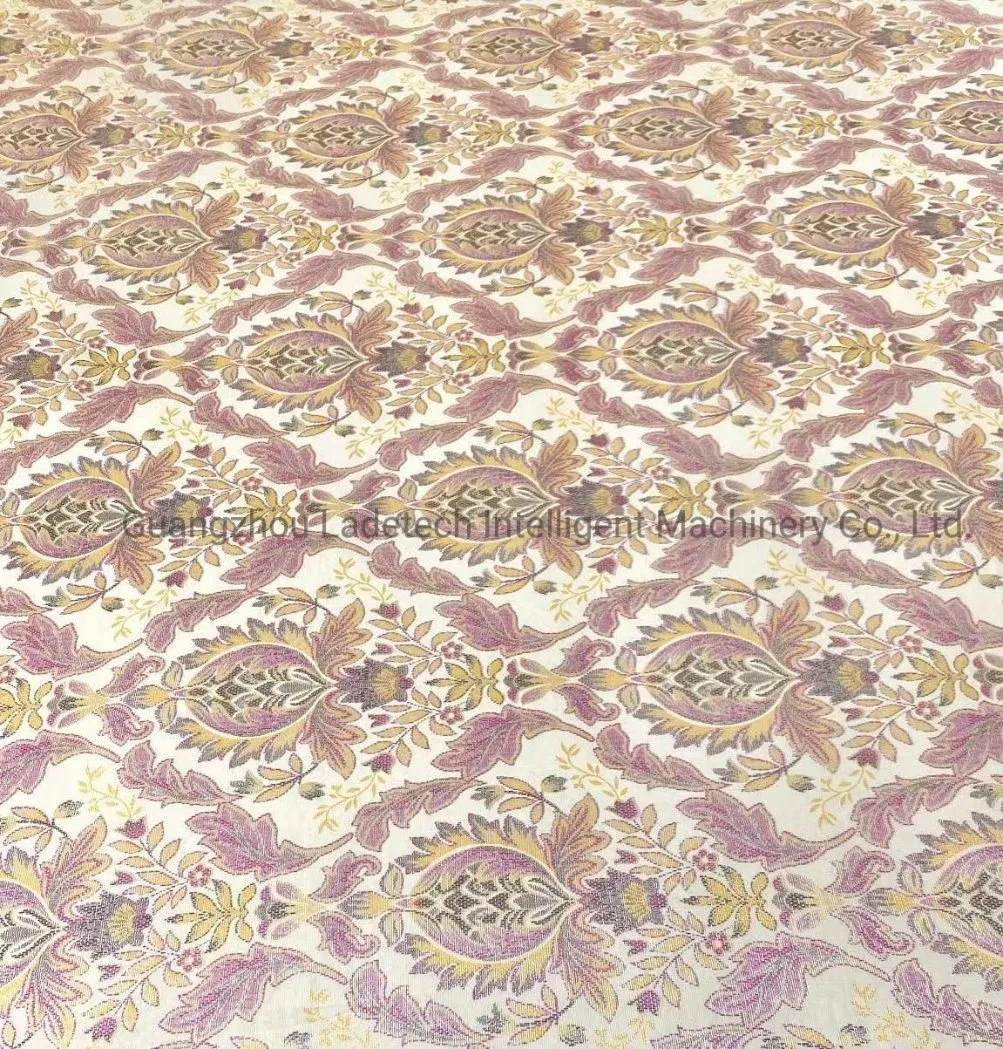 LDT-HXB02 High Quality 60-80 Grams Printed Polyester Tricot Fabric For Mattress And Sofa