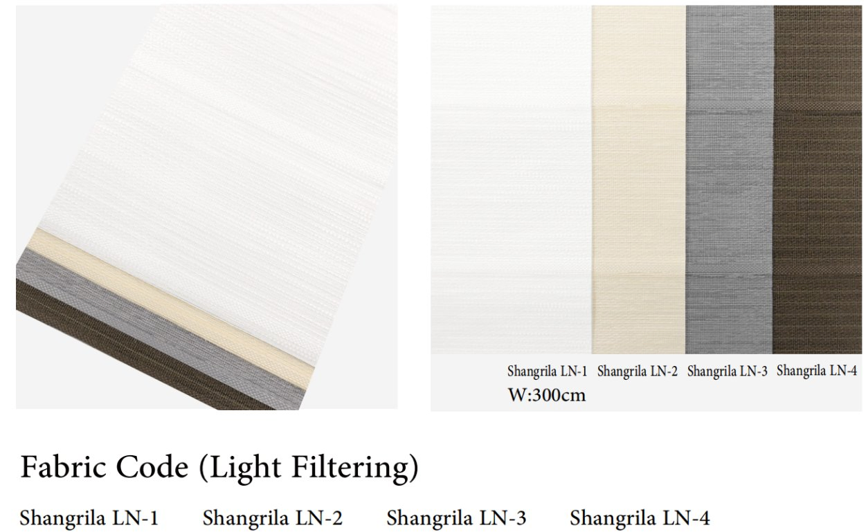 Sisheng Factory Outlet Shangrila Blinds with Electric Operation for Living Room