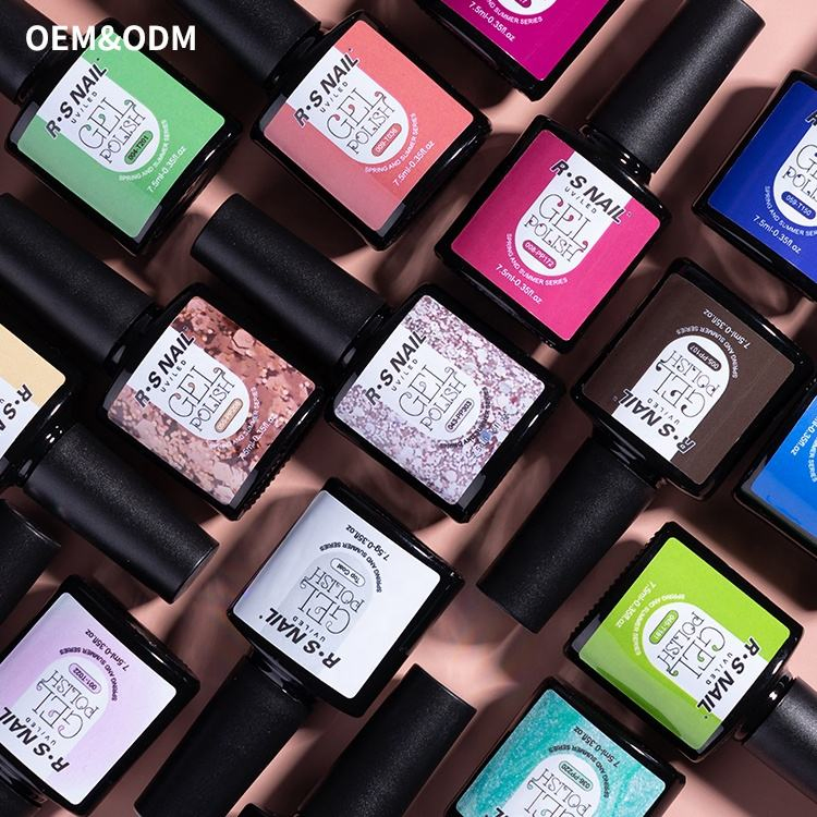 OEM Gel Nail Polish Kit 60 Colors Private Label Cheap Price Base Coat Top Coat Colors Kit