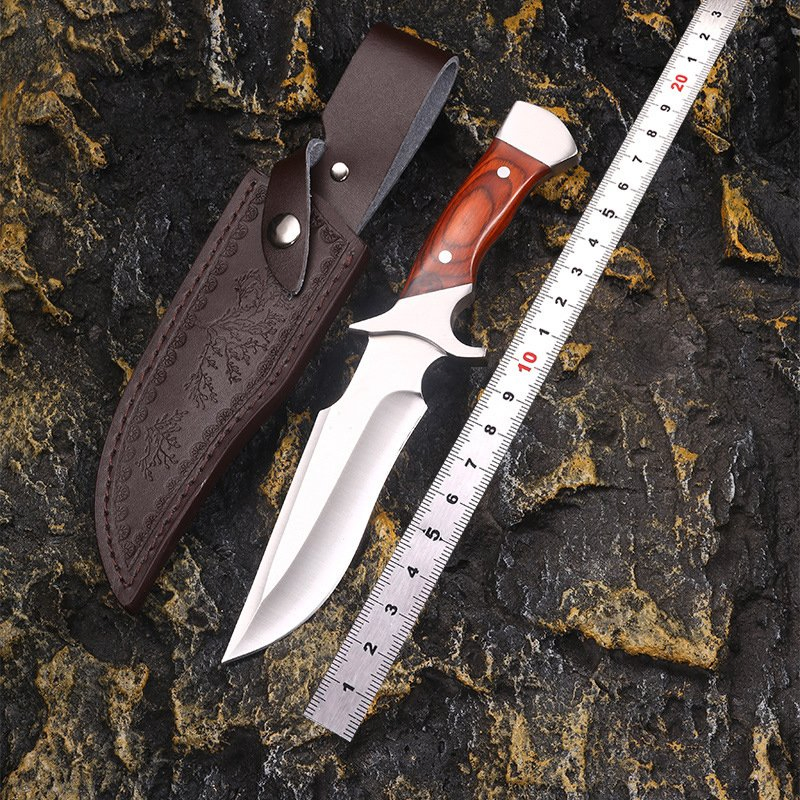 Ds-2932 Factory Wholesale Integrated Steel High Hardness Outdoor Knife Hunting Knife Portable Mini Knife Field Survival Knife Pocket Knife