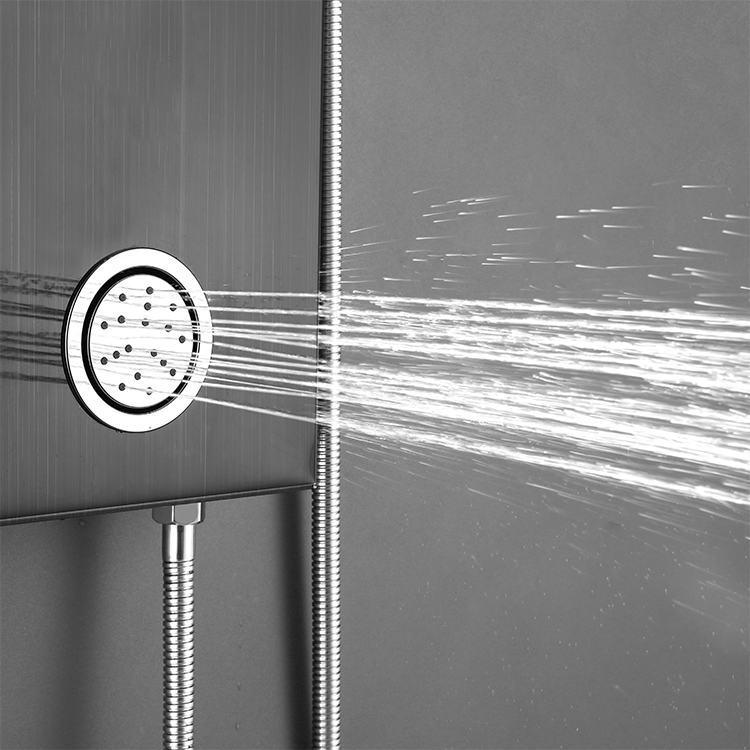 Aquacubic Cupc CE Certified Waterfall Hand Shower Stainless Steel Shower Panel System