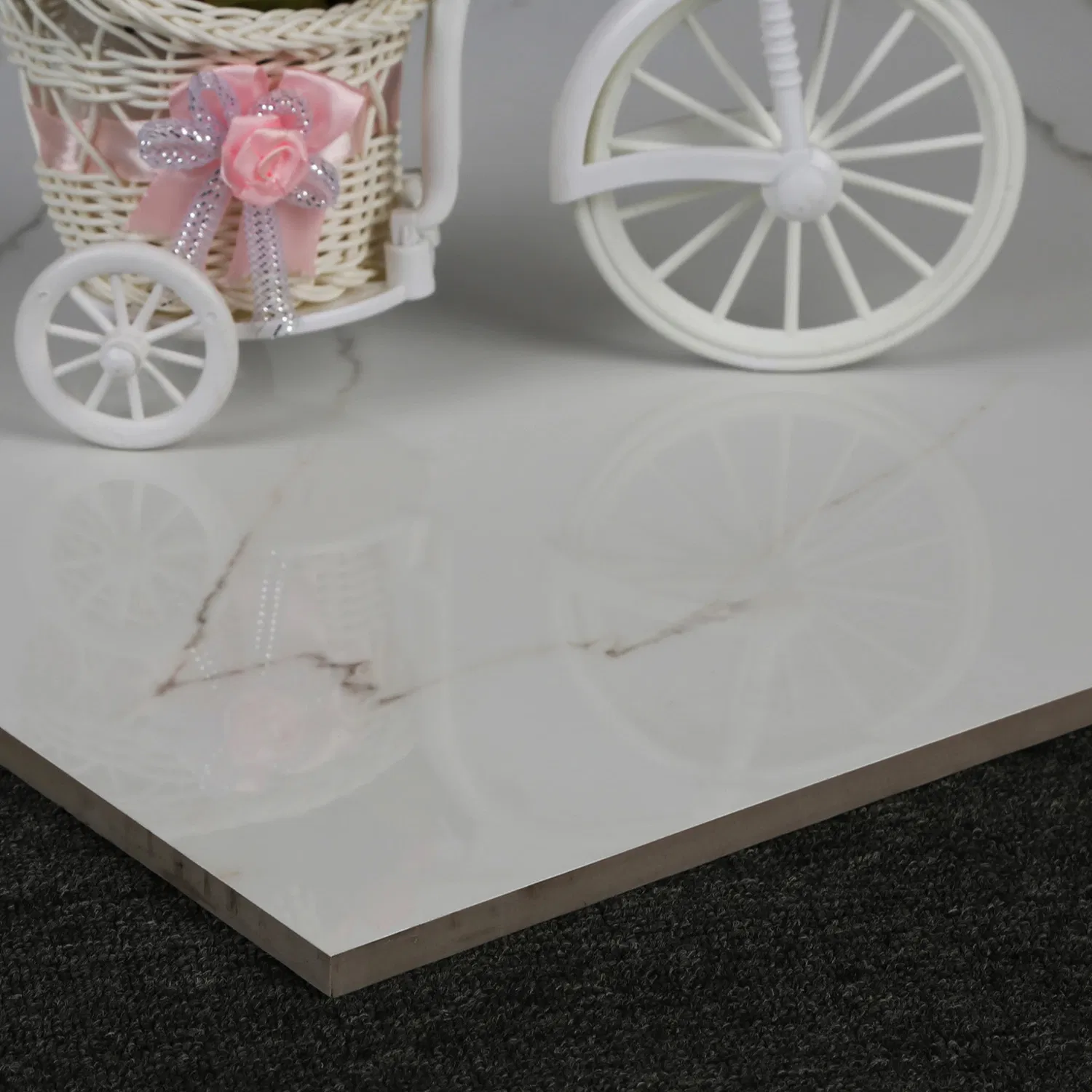 Керамогранит Crema Marfil 600x600 мм полированный ректифицированный