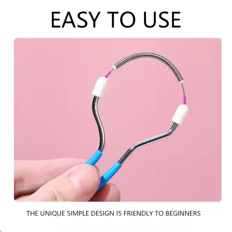 Gentle Manual Threading Epilator Portable Face Beauty Device Women's Facial Hair Remover