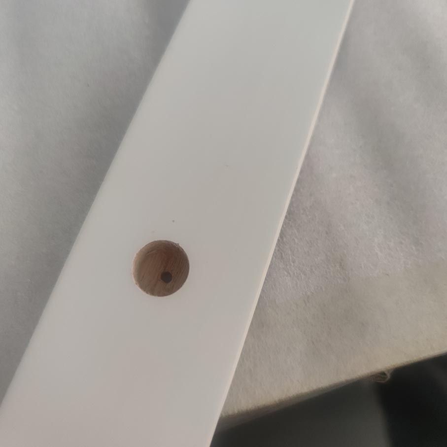 Paulownia Wood Bottom Rail for Paulownia Wood Blinds