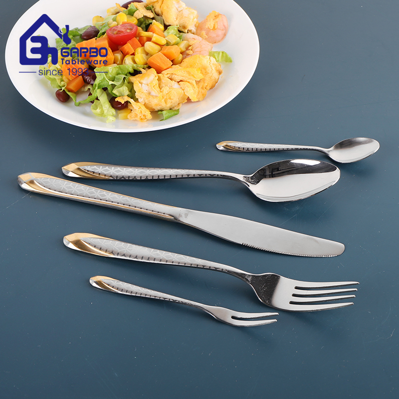 Stainless Steel Fork for Home Using Customized Tableware Restaurant Polish Dinner Set Cutlery Set