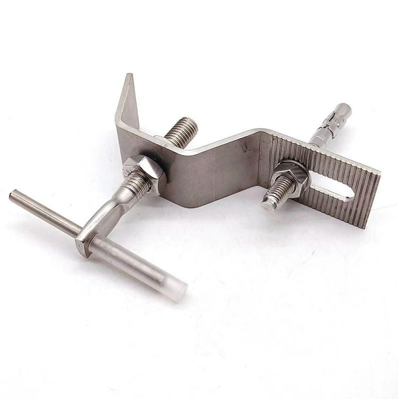 Customized Stainless Steel Stone Clamp Wall Bracket Marble Angle Stone Cladding Fixing System