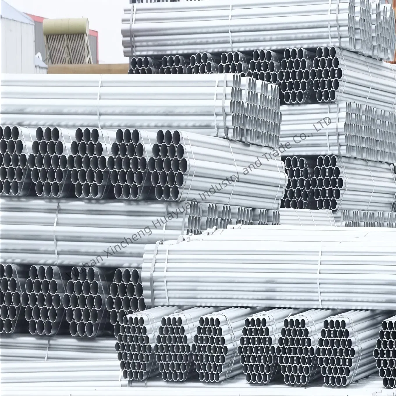 Customized Galvanized Steel Round Pipe En 10219 S235jrh S275joh Standard