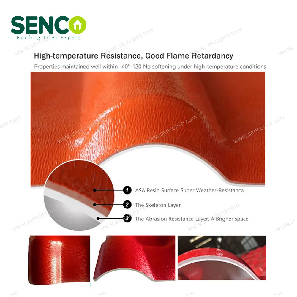 Universal Fit Resin Roof Fittings Spanish PVC Roof Tile Accessories Prices Plastic ASA UPVC Resin Roofing Sheets Tiles Accessories