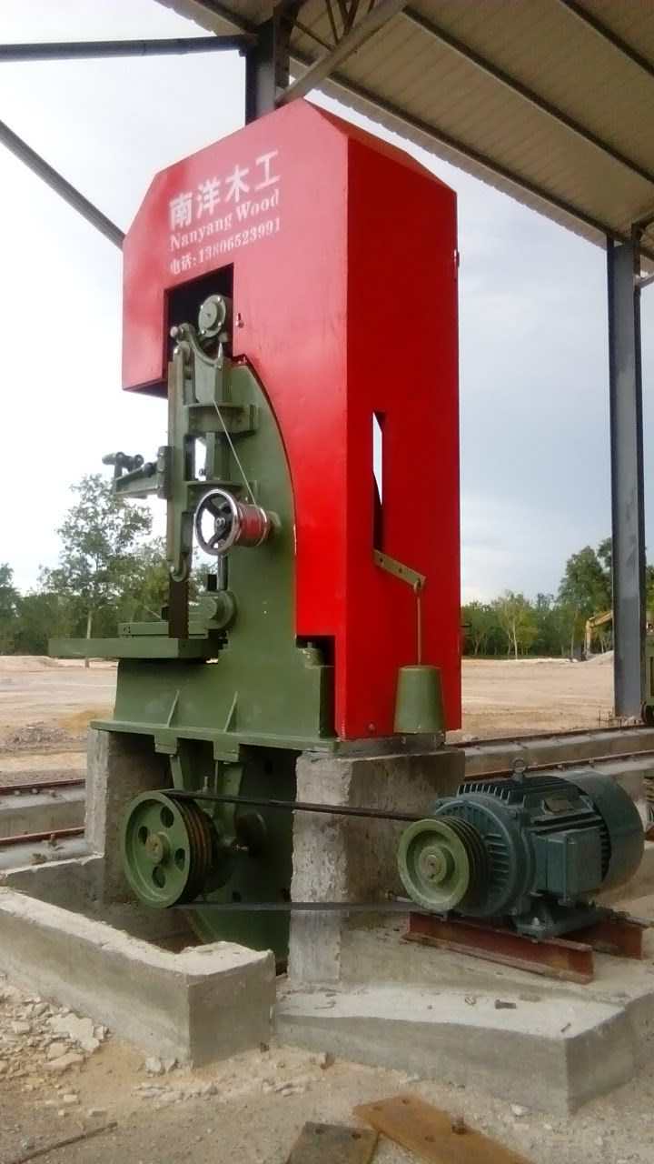 Ленточная пилорама вертикальная для распиловки бревен