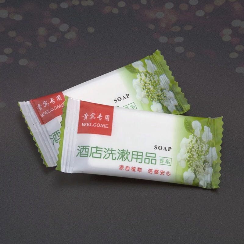 Beauty Massage Soap Bar with Biodegradable Wrapped for Hotel Guest Room