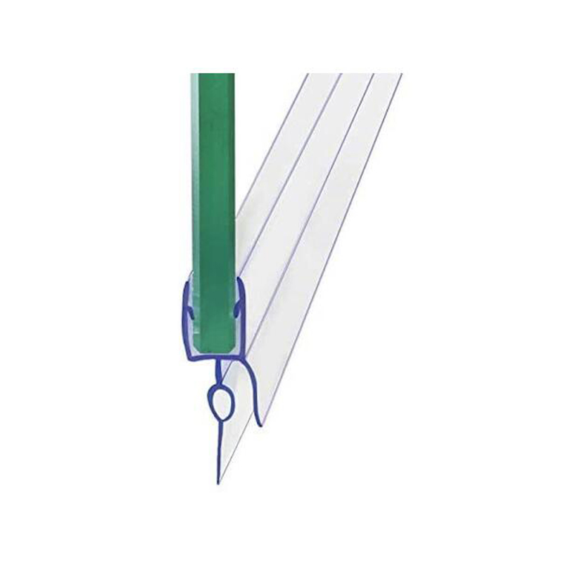 Vinyl Clear Frameless Shower Glass Sweep Rubber Weather Door Bottom Seal