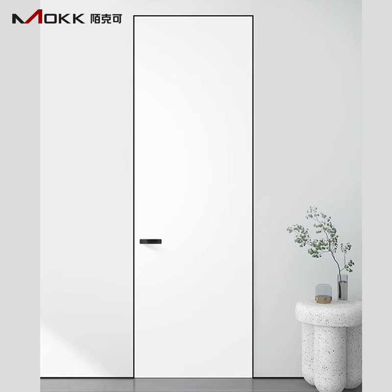 Customized Hotel Room Glass Interior Casement Door with Lock Kitchen House Bedroom Door Office Aluminum Frame Swinging Door