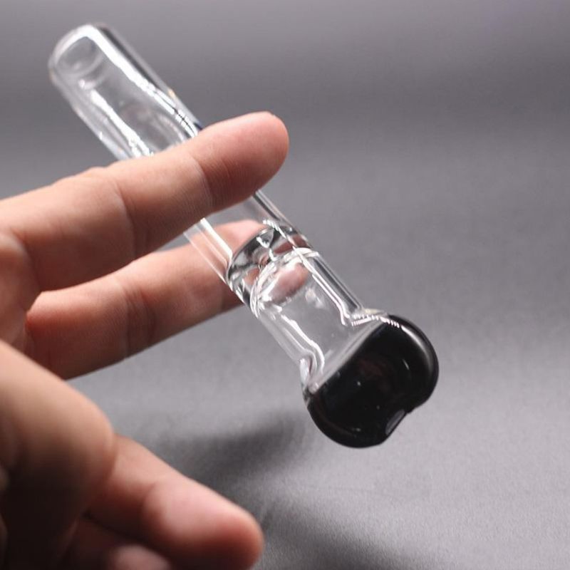 Colorful Great Oil Burner Glass Water Pipes for Smoking Flat Mouth Pyrex Tube Hand Pipes