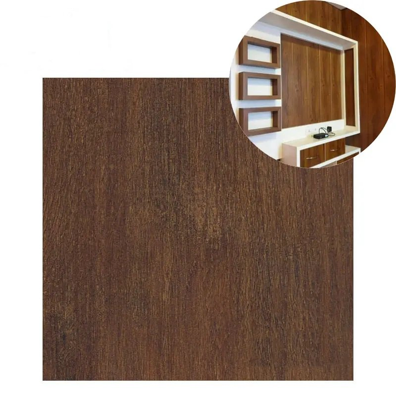 Wood Grain Melamine Films Poly Paper for Furniture Decoration