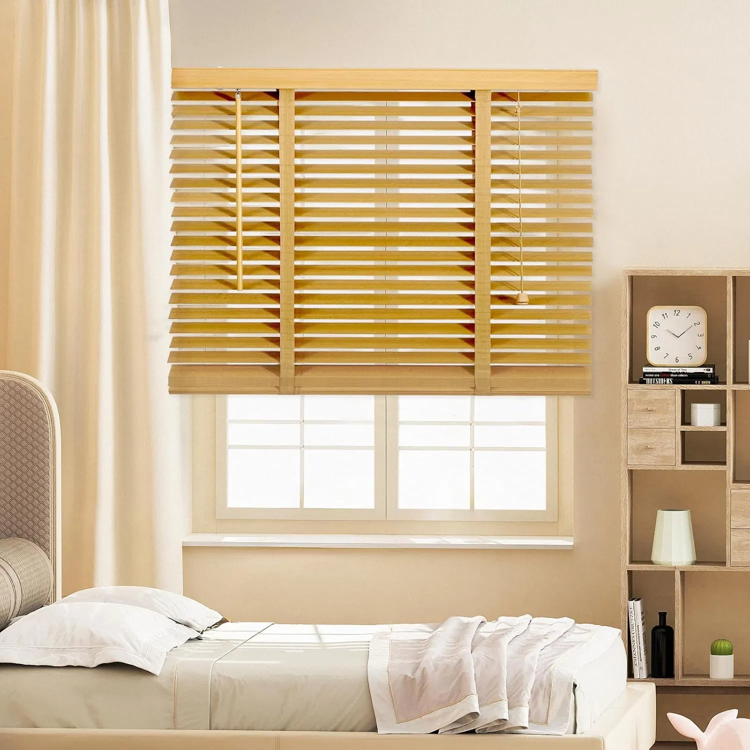 User-Friendly Wooden Venetian Blinds Easy to Install & Adjust