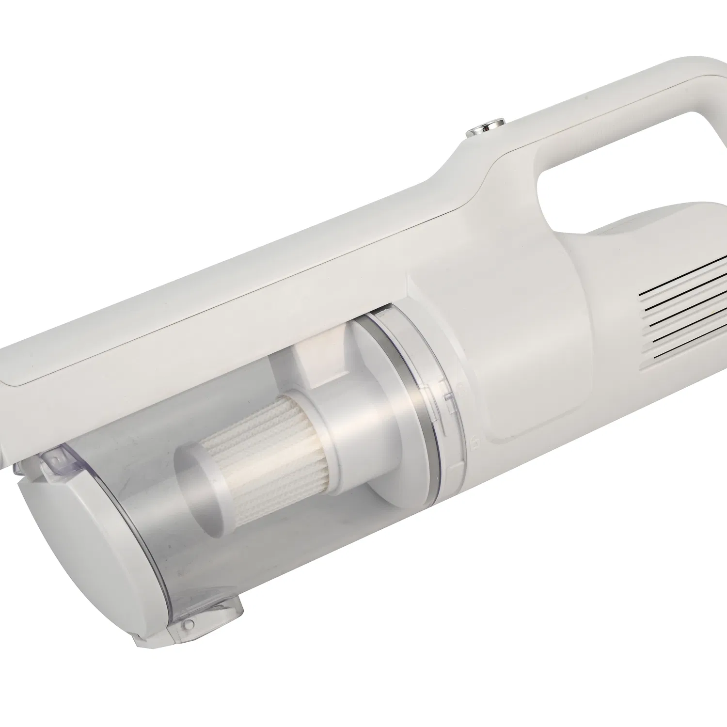 Efficiently Designed White Hand-Held Vacuum Cleaner, 1.1kg Weight