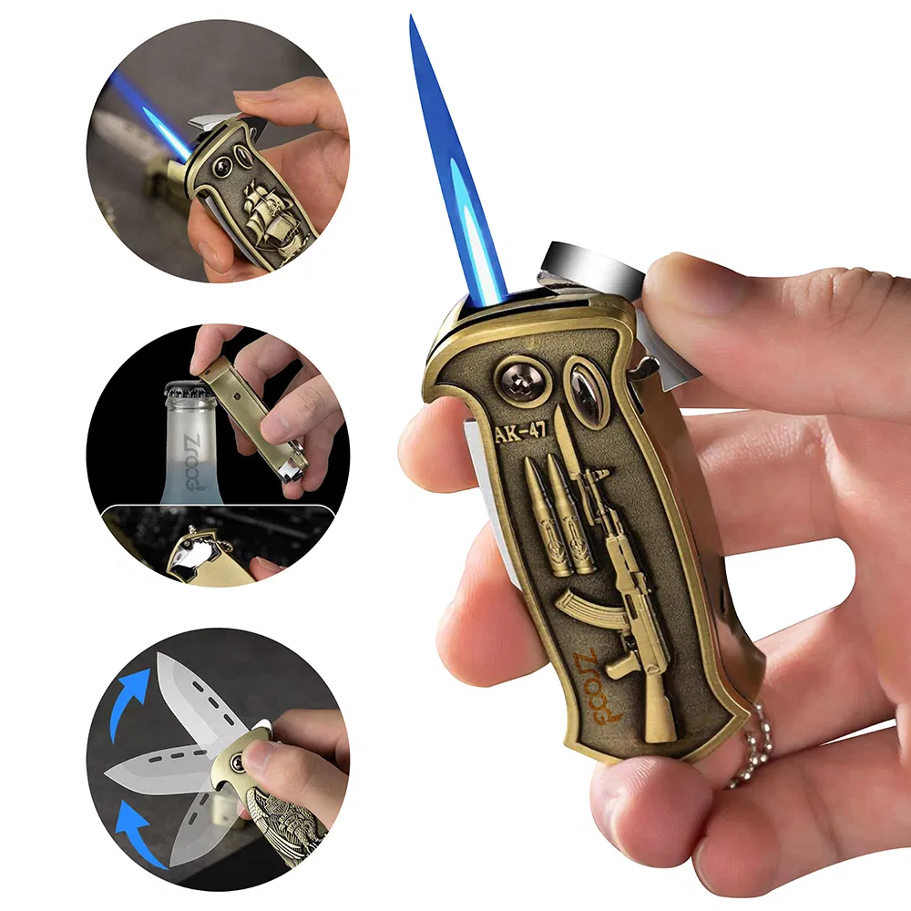 Windproof Metal Eagle Torch Lighter Butane Refill Cool Lighters Unique Gifts for Men