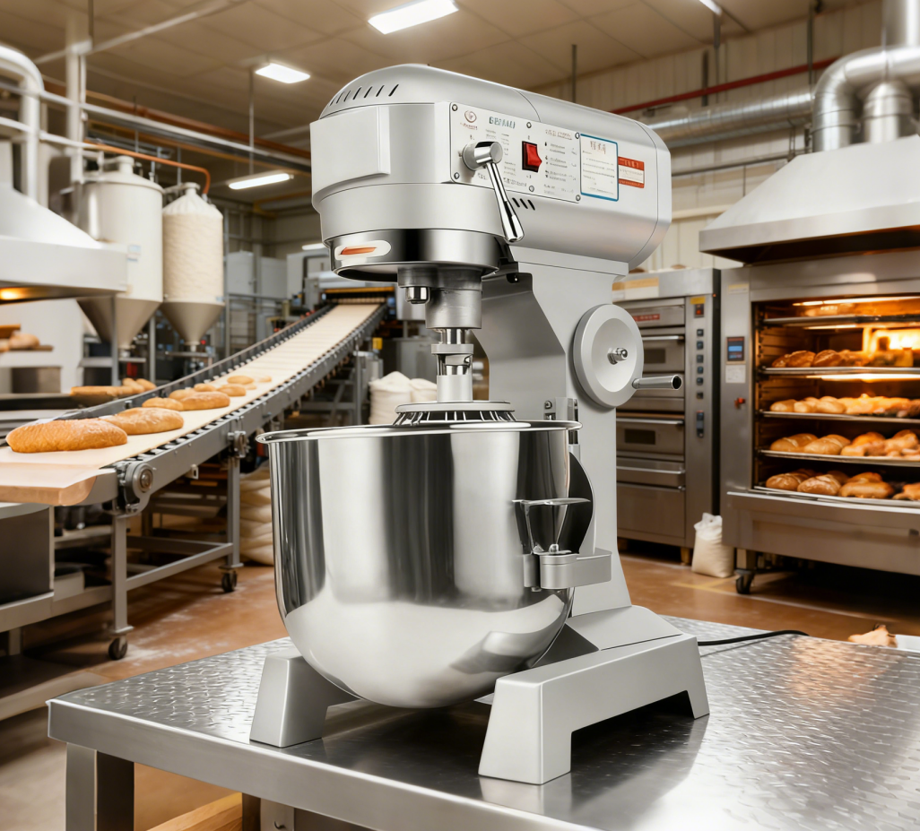 Commercial Electric Silver Multifunctional Dough Mixer Egg Beater for Hotels & Food Shops