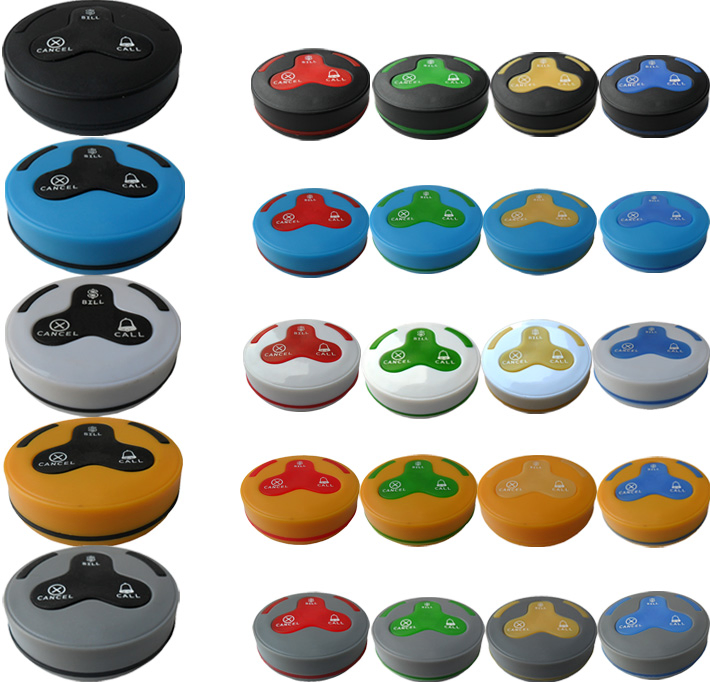 433.92MHz Portable Smart Hotel Calling Waiter System