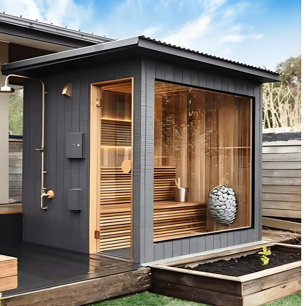 Уличная сауна из кедра на 4 персоны