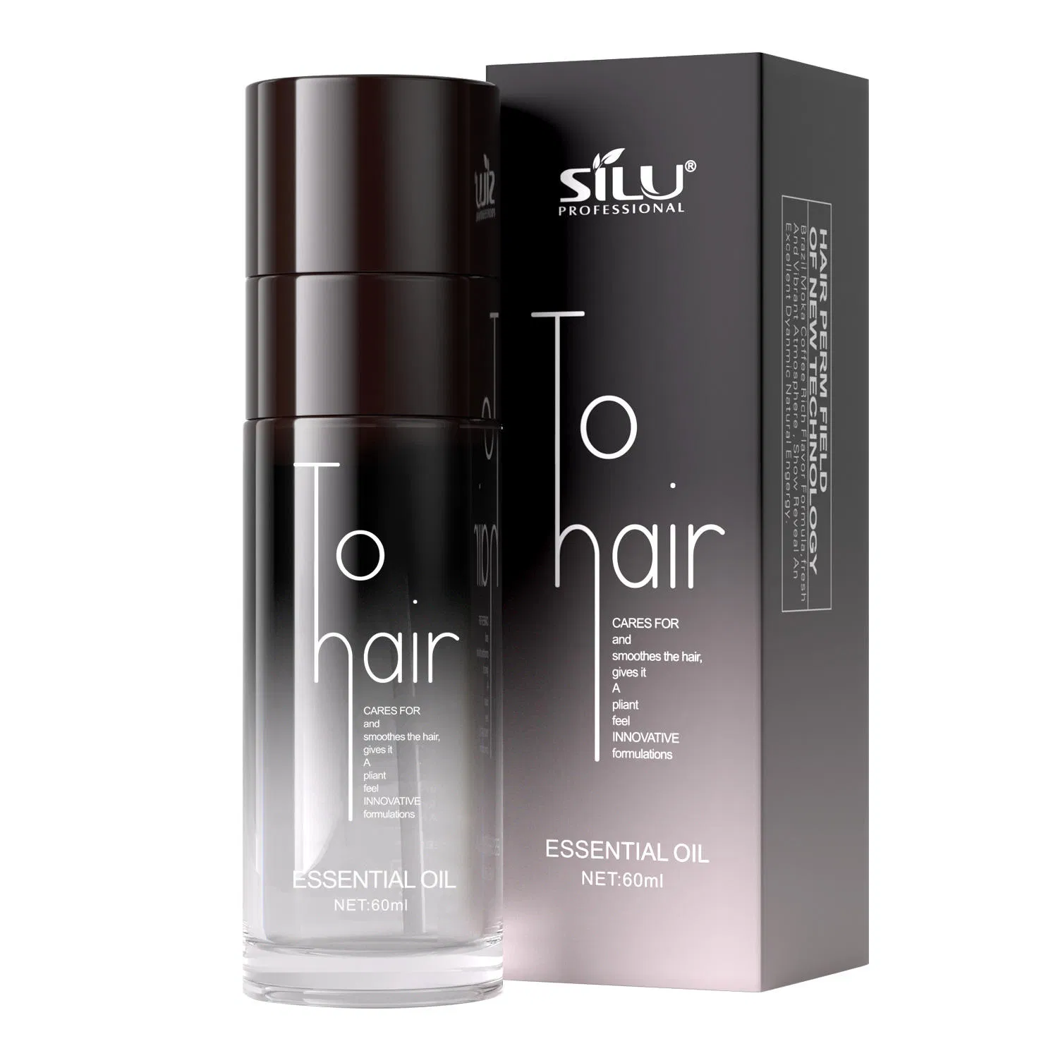 Organic Silk Serum for Curly Hair - Instant Shine & Smoothness