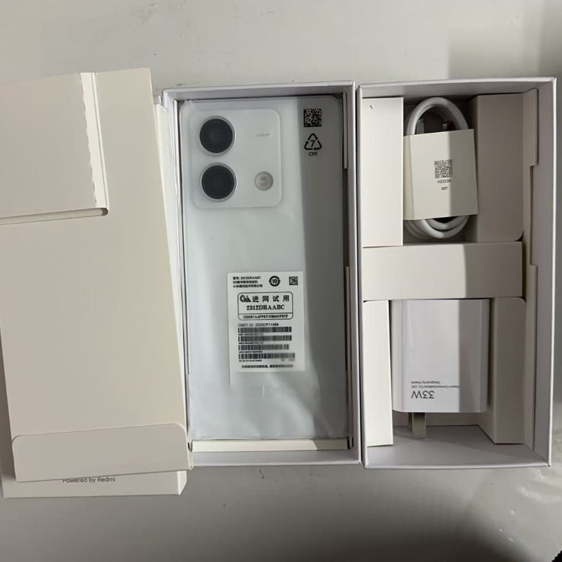 Original 5g Mobile Phone Mtk 6080 6.67 Inch Display 100MP Camera 5000mAh Battery 33W Charger for Note 13 Mobile Phone Second-Hand Phone Smart Phone