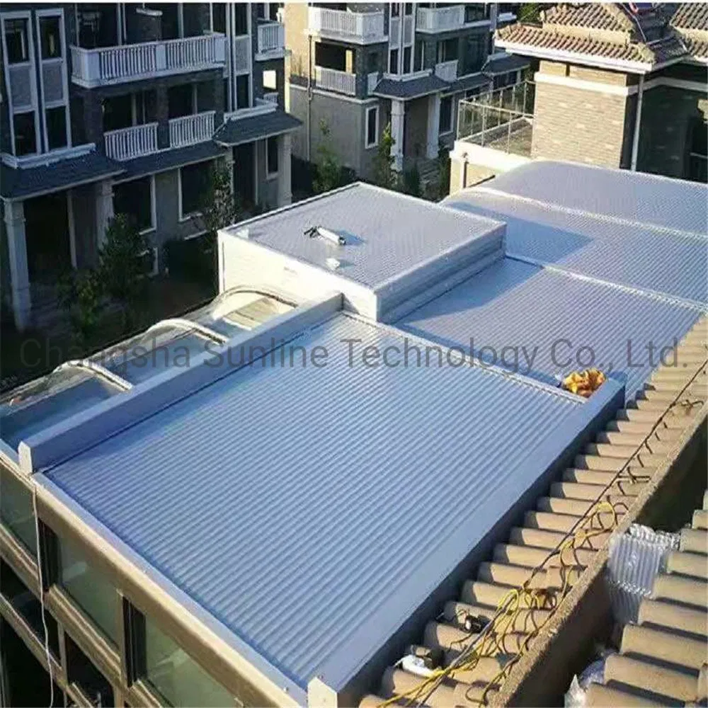 Aluminum Roller Shutter for Roof, Aluminum Horizontal Outside Roof Roller Shutter Awning