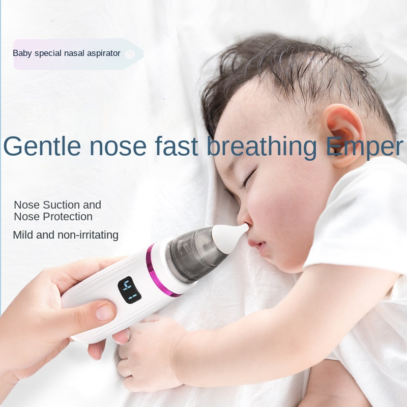 Household Rechargeable Electric Nasal Aspirator for Infants and Children