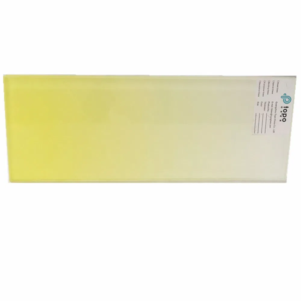 Tinted Yellow Gradient Laminated Safety Glass for Home Applications (LG-TP)