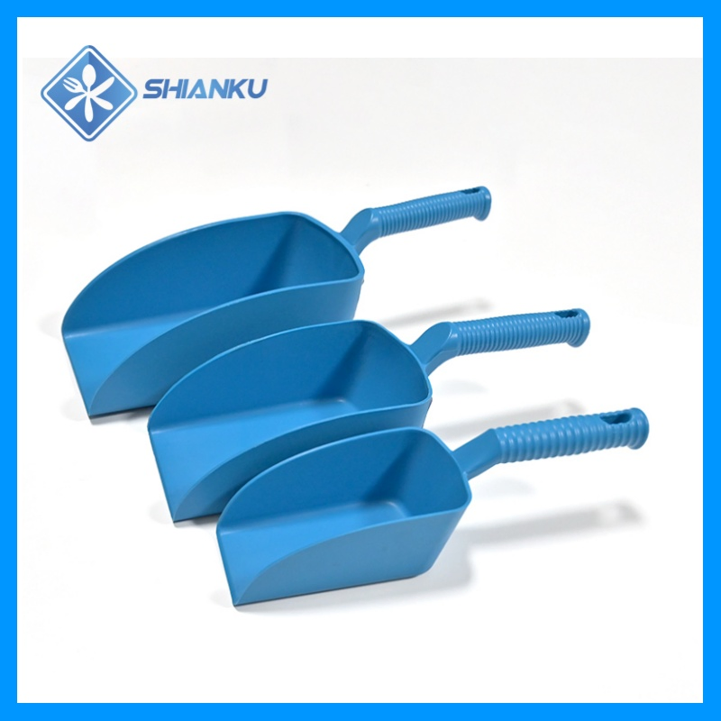 Shianku Industrial Food Grade Hand Tuft 1L Plastic Hand Measuring Spoons Scoop