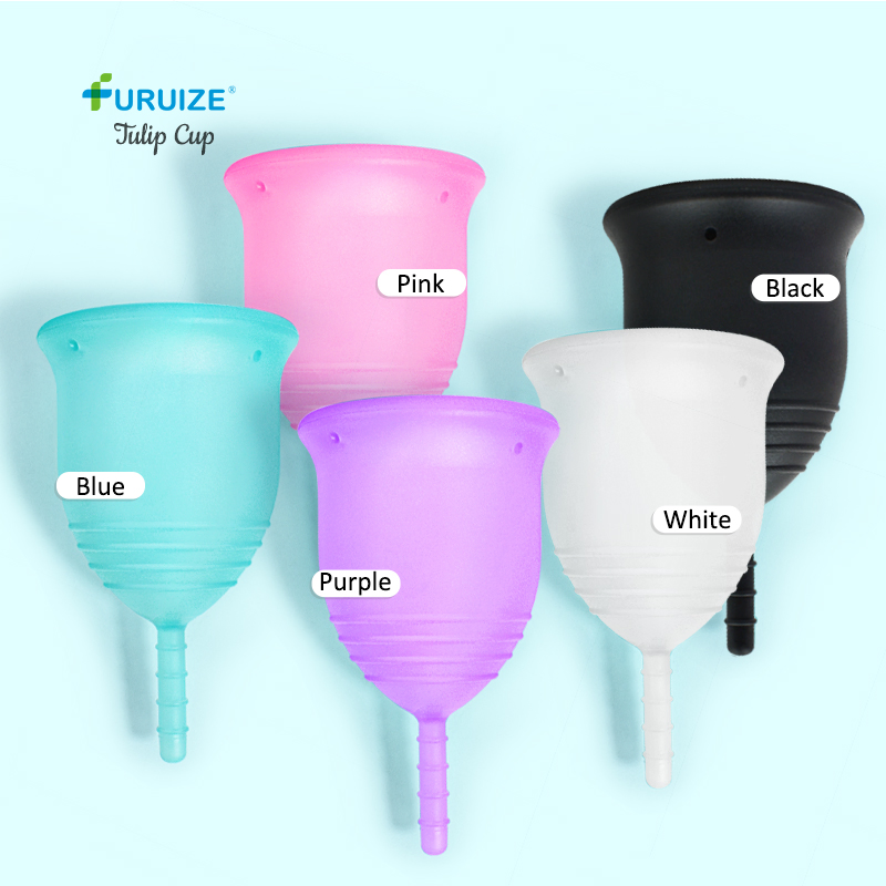 100% Medical Grade Silicone Comfortable Menstrual Cup Easy to Use Leak Protection Menstrual Cup