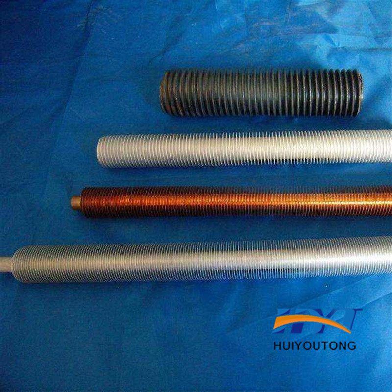 Factory Suppply Customized Red Copper T2 Spiral Finned Tubes Pipe for Heat Exhanger