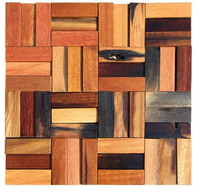 Деревянная мозаичная панель 3D Старинный корабль 300x300 мм