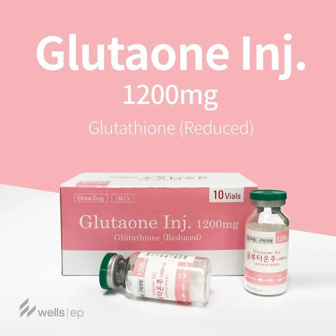 Korea Popular Skin Whitening Injection Cindella Blanchissant IV Drip Glutathione 1200mg
