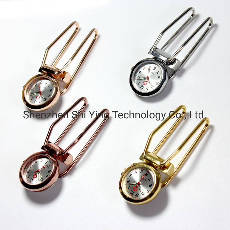 Stainless Steel Inventory Clip Fob Nurse Watches for Gift