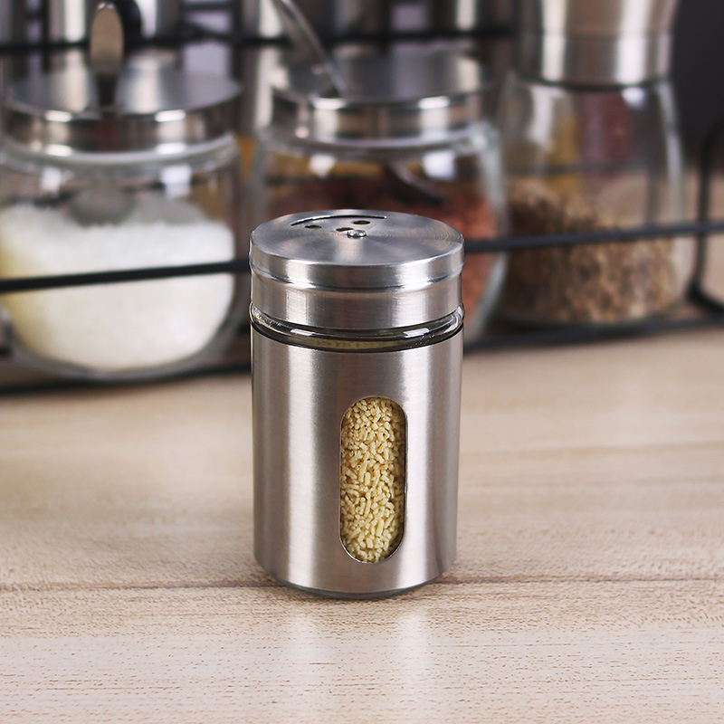 Condiments Container Set Sauce Bottle Seasoning Spice Box Salt Shakers Pepper Grinder Set Esg14506