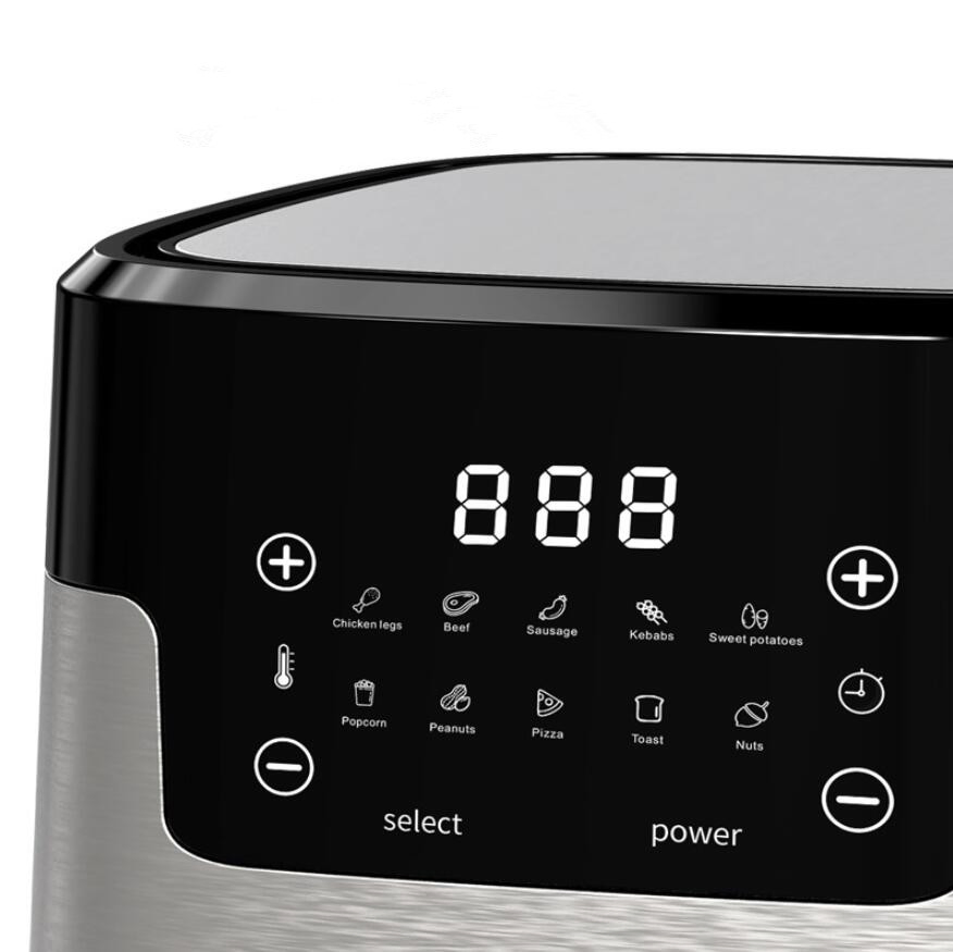 New Stainless Steel Smoke-Free Electronic Multi-Functional Air Fryer