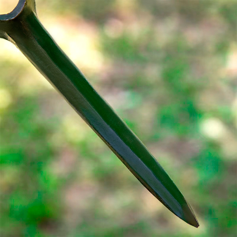 Factory Direct Produce Customized Agricultural Railway Steel Garden Pickaxe with Wood Handle