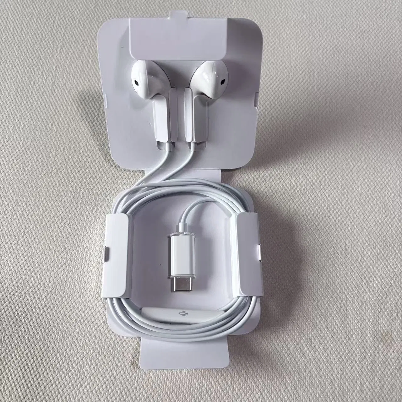 Наушники Earpods для iPhone, проводные, белые
