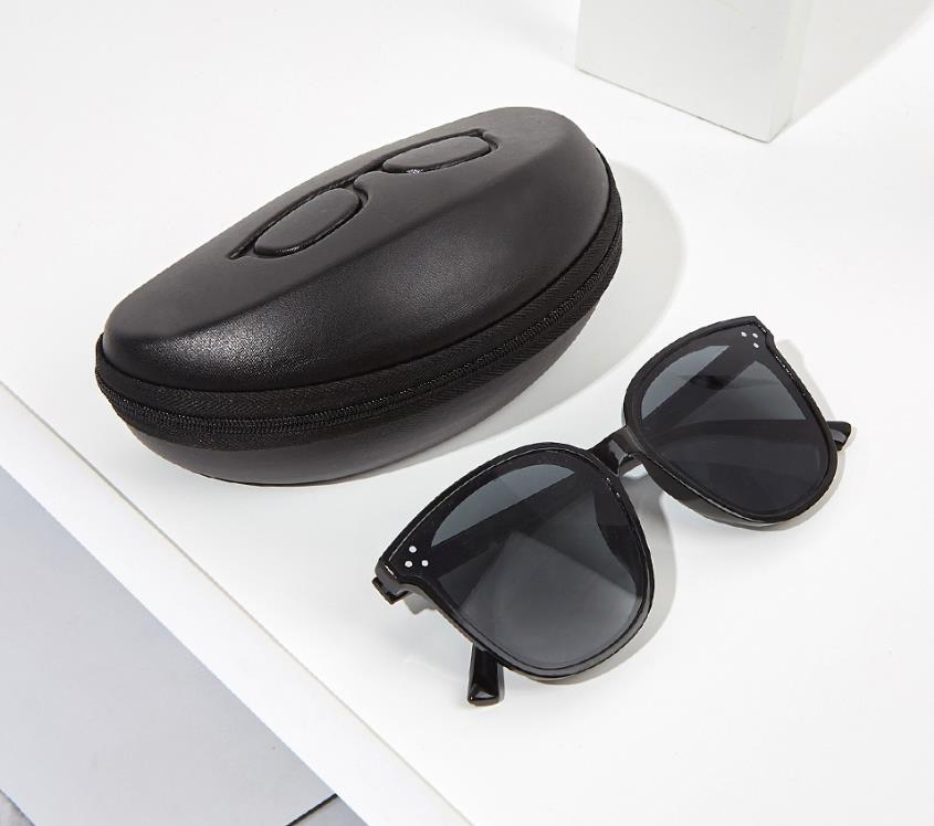 Custom PE Eyeglasses Glasses Sunglasses Case with Back Side and Zipper