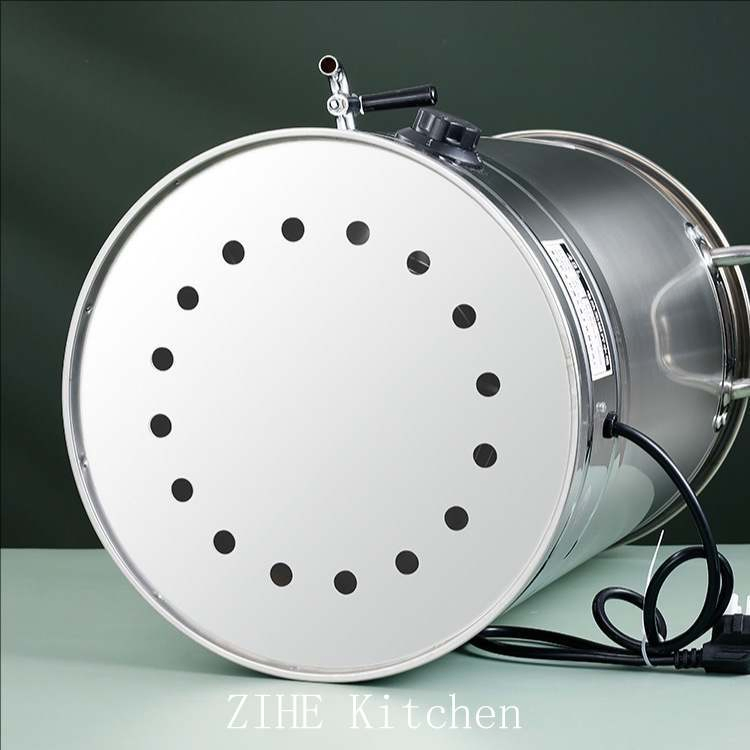 Stainless Steel Hot Water Commercial Electric Canteen Soup Boiling Commercial Catering Insulated Bucket