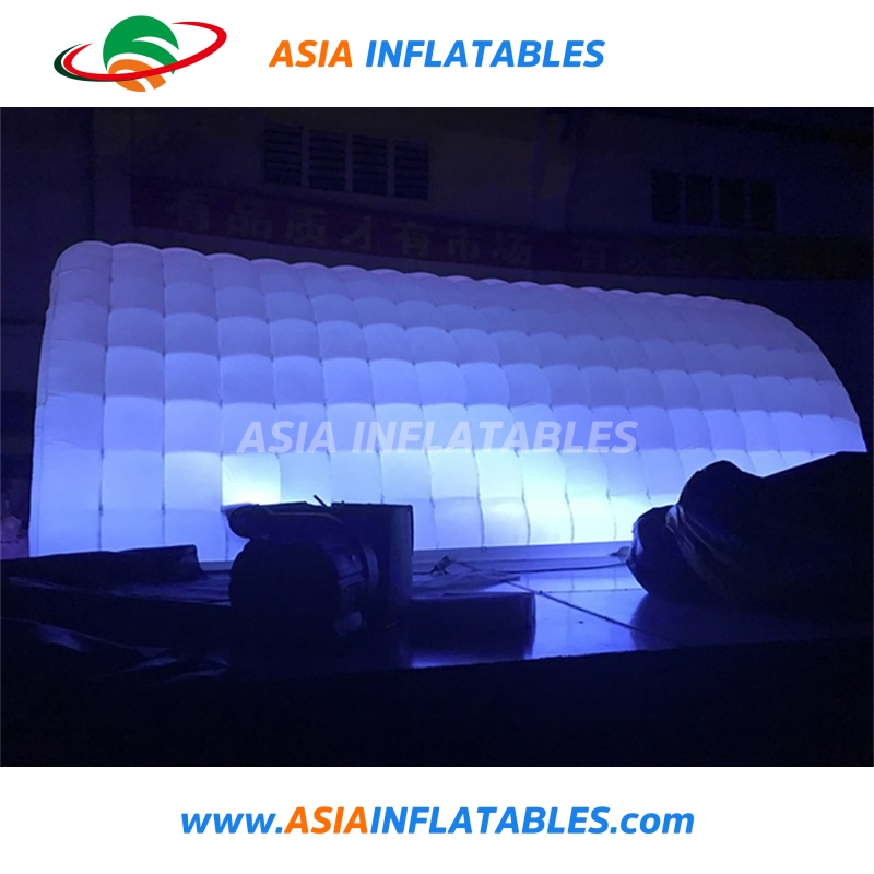Giant Inflatable Tunnel for Wedding Party Use, Inflatable Event Tunnel with Lights