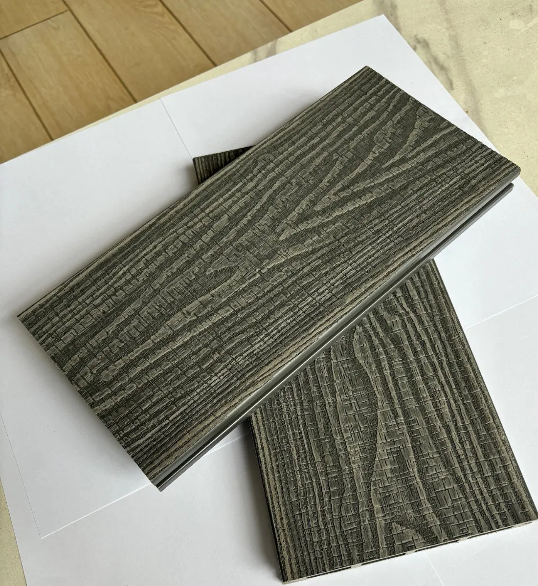 Board Deck Exterior Terrace Wood Texture Alfresco WPC Flooring Panel Decking