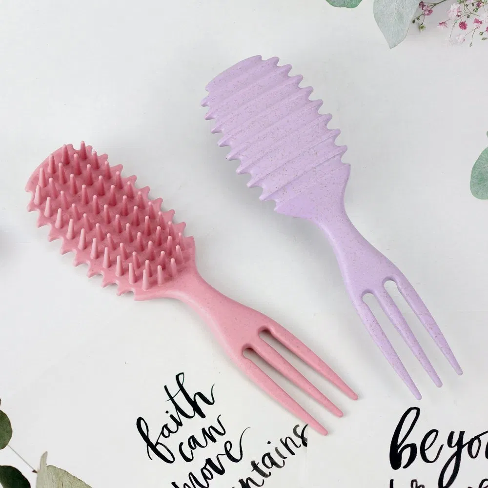 Щетка для завивки и укладки кудрей из пшеничной соломки