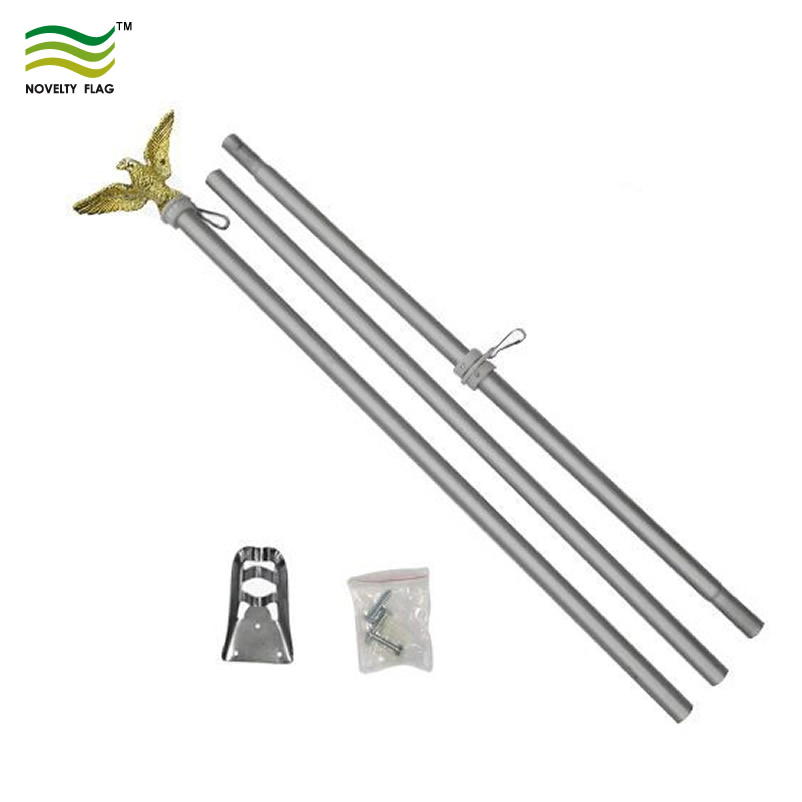 High Quality 6FT Aluminum Wall Flag Pole for 3X5FT Flags