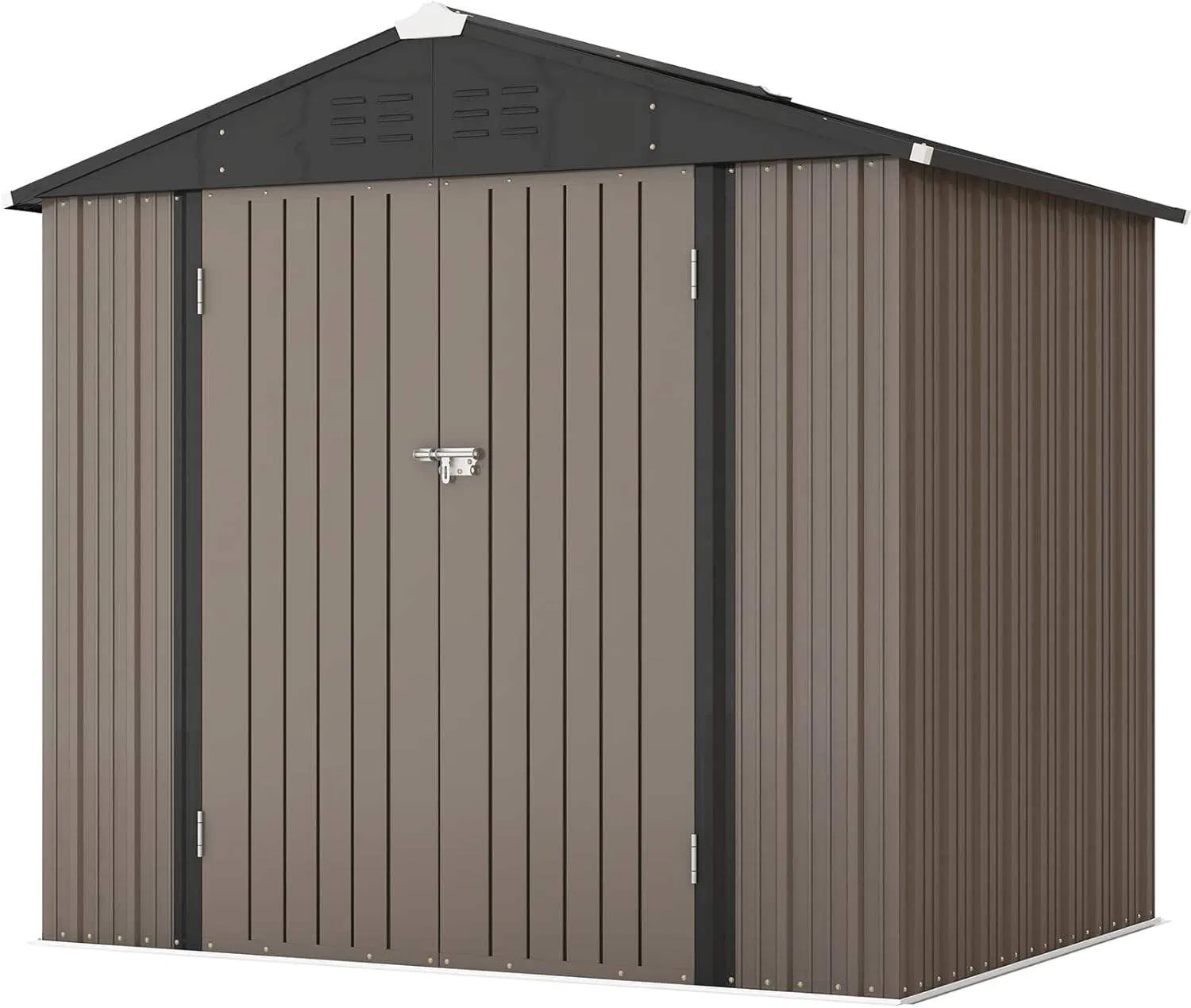 8*6FT Organized Multiuse Tool House Designed as Weather Resistant Storage Shed and Aesthetic Garden Shed for Villa Home Shed
