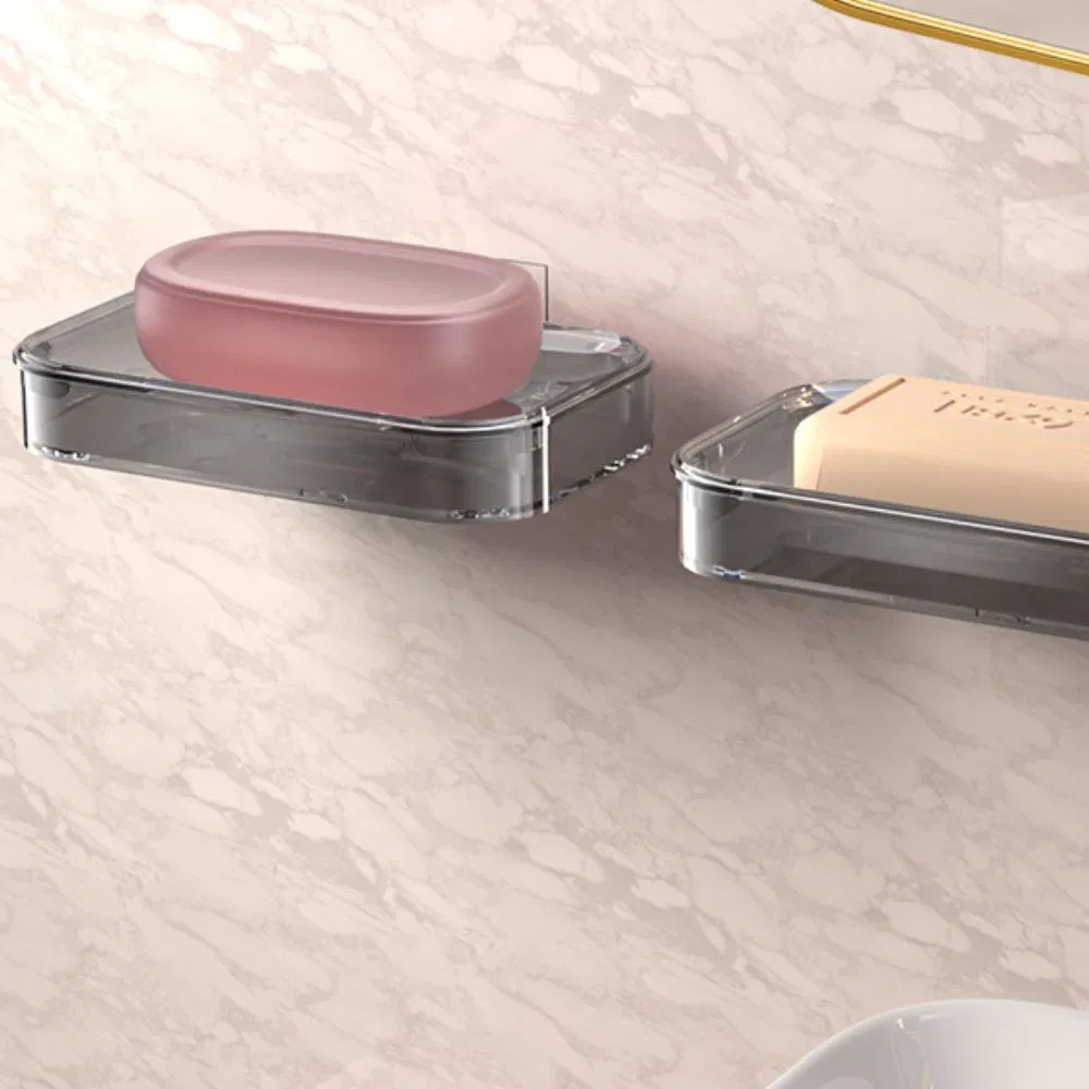 Мыльница настенная с двойным слоем и сильным присосом