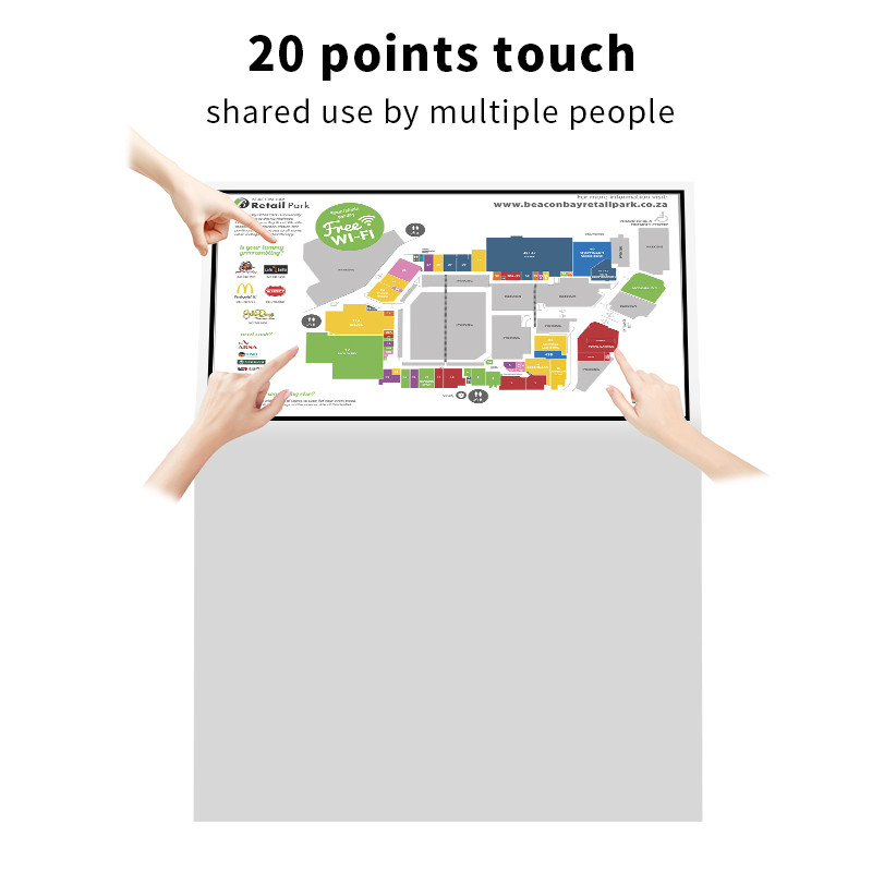 Интерактивный киоск L-образный с сенсорным экраном 32-55 дюймов